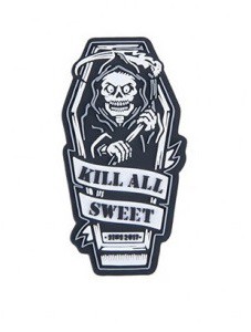 Шеврон KILL ALL SWEET PVC Patch/BLACK (EmersonGear)